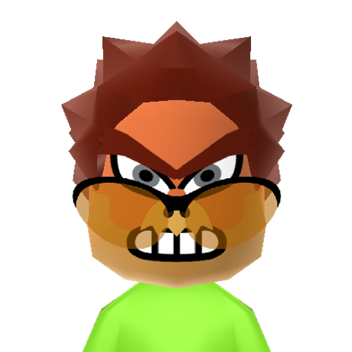 Bowser Mii character: Mario's nemesis.