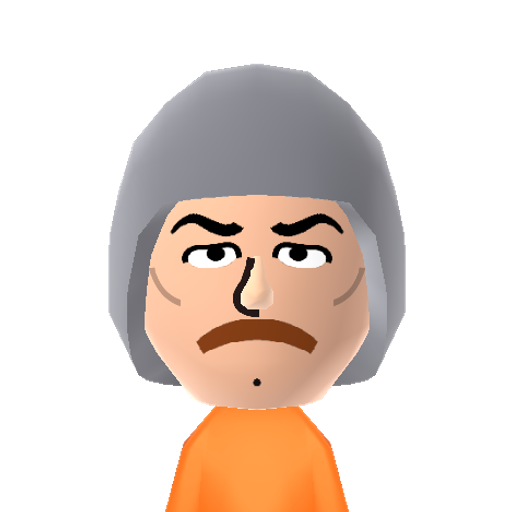 ManAtArms Mii character: One of He-Man's friends from the TV show "He-Man and the Masters of the Universe".