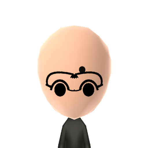 Car Mii character: Zoom! This Mii walks very fast.