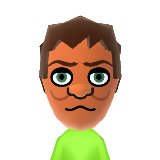 Callum Mii character preview