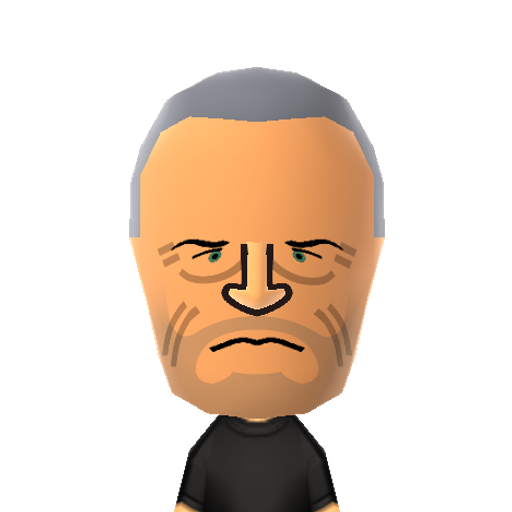 Merle Mii character: Merle Dixon from the Walking Dead. (Source: https://tomodachiqr.tumblr.com/post/92149351618)