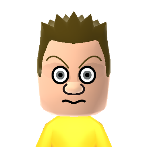 cookie Mii character: NNID: cookiebhoy201974