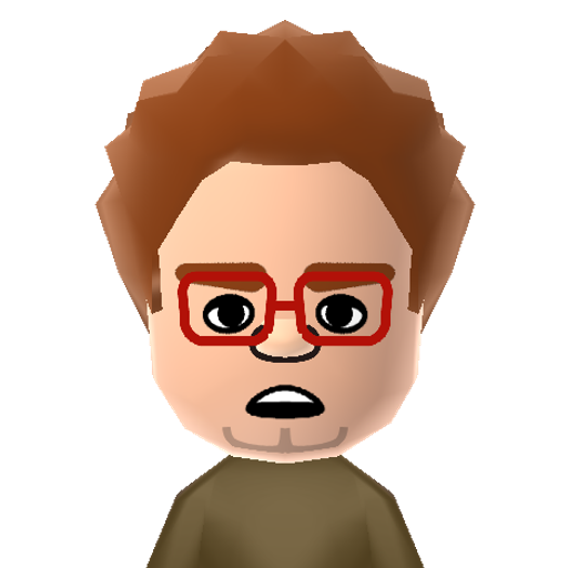 Dr. Brule Mii character: From Channel 5's CHECK IT OUT: Dr. Steve Brule! A character played by actor/comedian John C. Reilly.