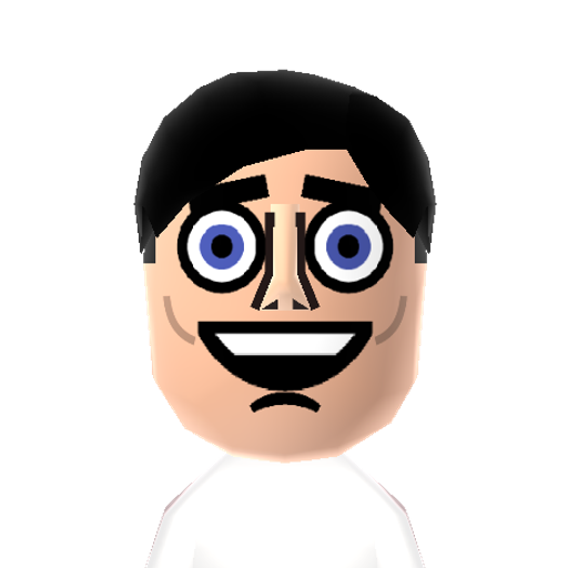 Timmys Dad Mii character: Timmy's dad from the cartoon "The Fairly OddParents".