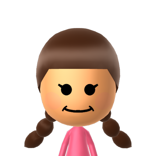Toadette Mii character: These are extracted and derived from the Mii Central Miis from the 3DS Miitopia.