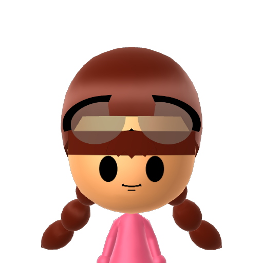 Toadette Mii character: These are extracted and derived from the Mii Central Miis from the 3DS Miitopia.