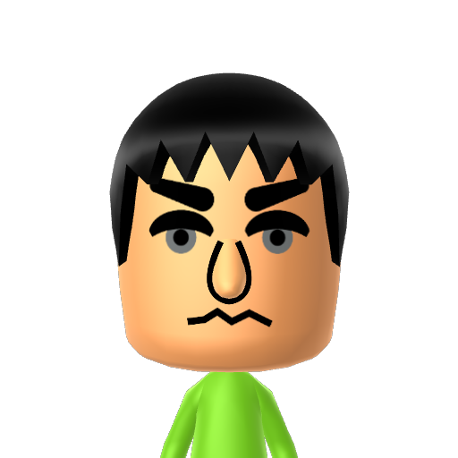 ? Mii character: A Mii uploaded to Check Mii Out Channel (WiiLInk)