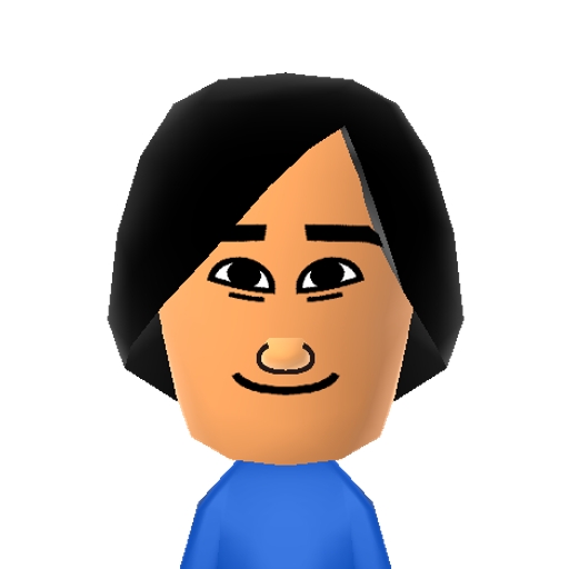 ろっかく　しんじ Mii character: A Mii from the 100coin1up Blog on JUGEM.
