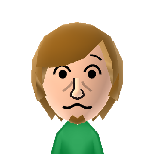 Shaggy Mii character preview