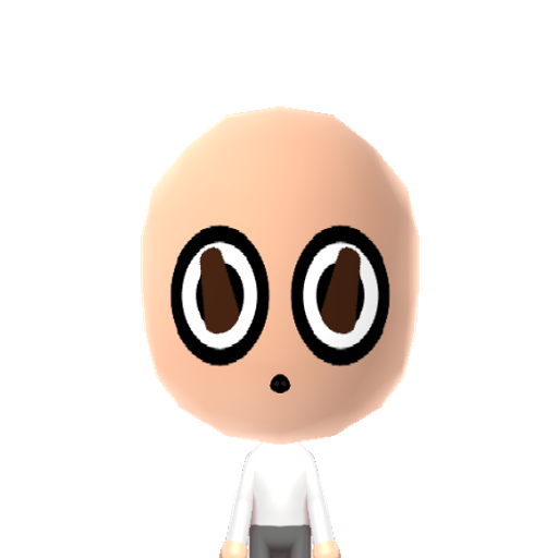 Blooky Mii character preview