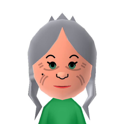 Leah Mii character: A Mii from Wii Sports Resort: Meme Squad, a mod for Wii Sports Resort