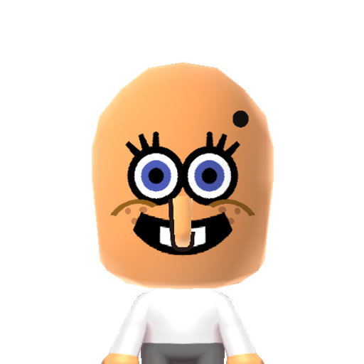 Spongebob Mii character preview