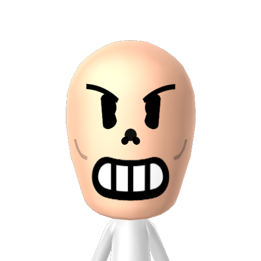 Papyrus Mii character: Papyrus is a character introduced in the 2015 video game Undertale. He is a skeleton with a large ego and is eternally optimistic. He also the brother of Sans and friend of Undyne. 