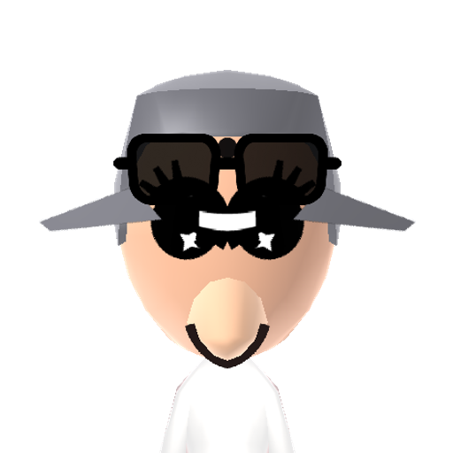 White Spy Mii character: The white spy from the "Spy vs. Spy" comics in Mad magazine.