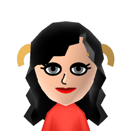 Aradia Mii character preview