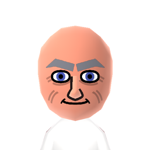 Mr. Clean Mii character preview