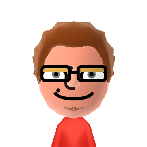 SteveSmith Mii character: The smart and geeky son from "American Dad!", voiced by Scott Grimes.