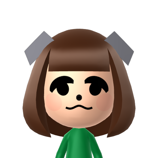 Isabella Mii character: These are extracted and derived from the Mii Central Miis from the 3DS Miitopia.