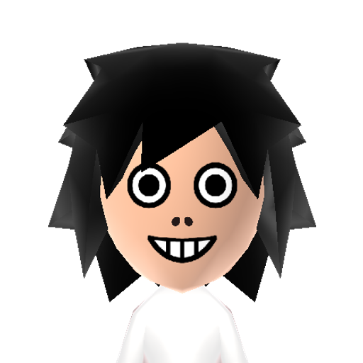 Jeff Mii character: A famous character from Creepypasta stories.
