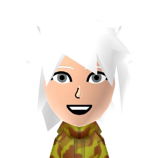 Nagito Mii character: Since people wanted em, here are the Tomodachi Life QR Codes for some of my DR2 Miis! Add em to your games & spread some hope/despair.