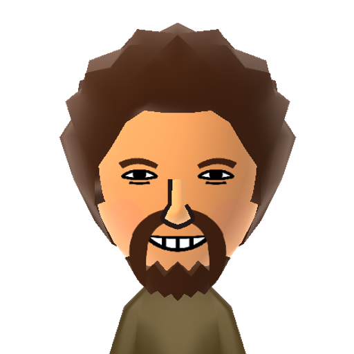 Giorgio T. Mii character: He is a Swiss-born Greek writer and proponent of the idea of that ancient astronaut interacted with ancient humans and aliens. He has a meme that simply says "Aliens".