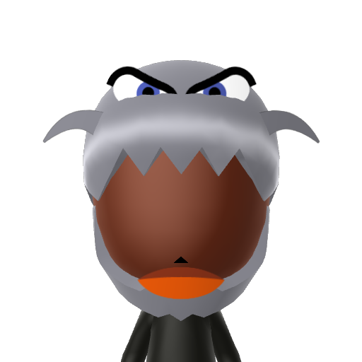 Shark Mii character preview