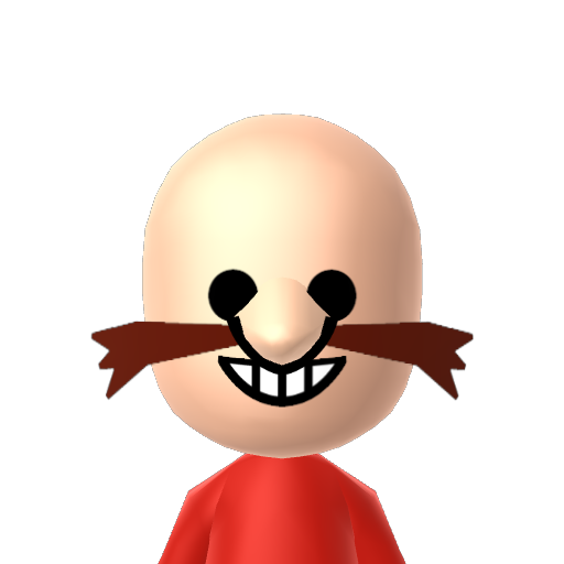 Eggman Mii character: a Mii used in Mii Fighter QR Codes Series / Custom Mii Fighter Versus