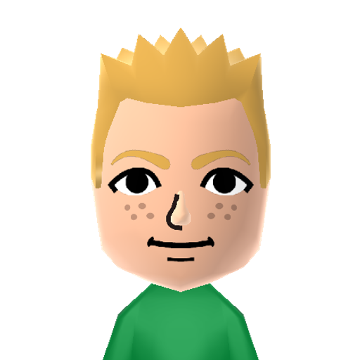 Kenny Mii character: A Mii used for Nintendo Network ID reccon59 by Kenny.