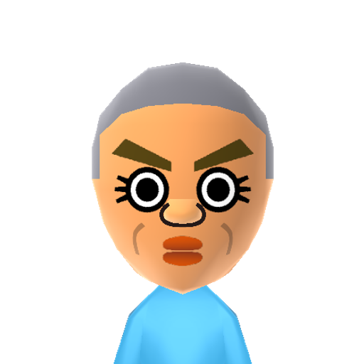 Takashi Mii character: From Wii Sports Resort and Wii Party.
