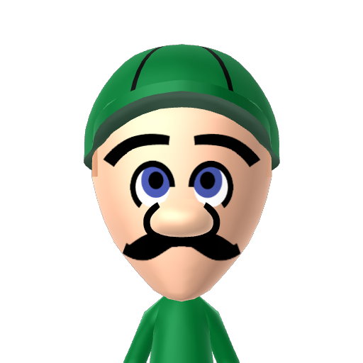 Luigi Mii character: These are extracted and derived from the Mii Central Miis from the 3DS Miitopia.