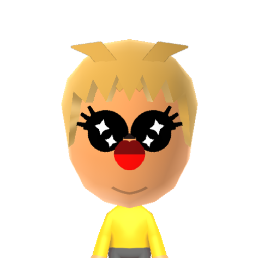 Rintoo Mii character: The lion from "Ni Hao Kai Lan".