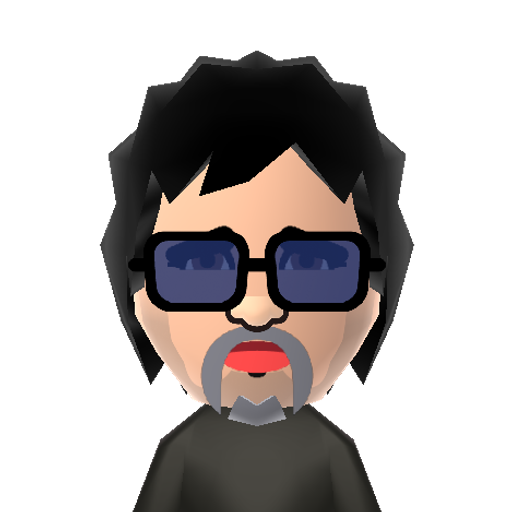 Tim Burton Mii character: Filmmaker known for the his gothic and eccentric film style. Movies include "Edward Scissorhands", "The Nightmare Before Christmas", "Planet of the Apes", and "Sweeney Todd".