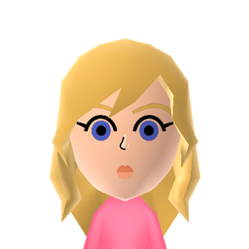 Peachy Mii character: The main character from the "Pikmin" video game series.