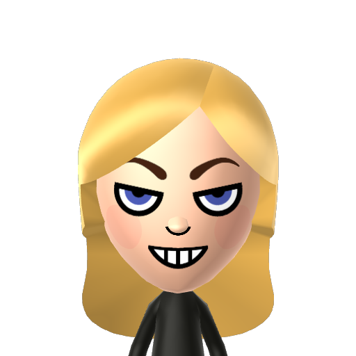 Black Mii character preview