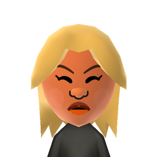 TinaTurner Mii character: Soul/rock singer who started out in the '60s with her abusive husband Ike Turner releasing hits like "Proud Mary" and "River Deep Mountain High". She later went on to a solo career with hits like "Private Dancer" and "What's Love Got To Do With It?".