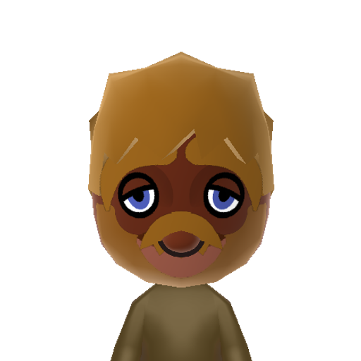 Tom Nook Mii character preview