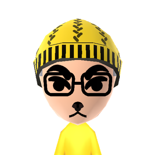 DJ K.K. Mii character: K.K. Slider is a dog who's purpose is to perform music. This is his DJ version from Animal Crossing New Leaf, he performs at the Club LOL and tries to make every villager dance and party.
