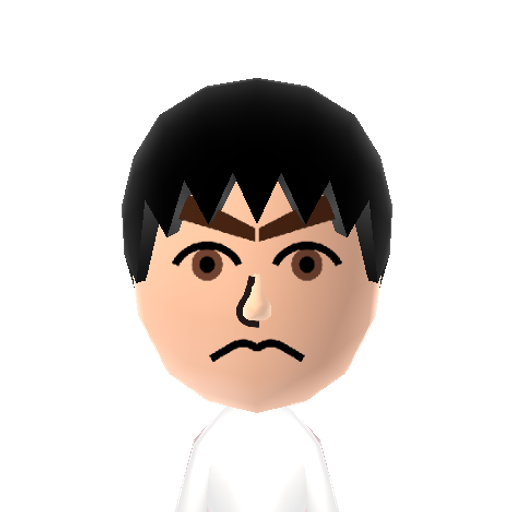King Bob Mii character preview