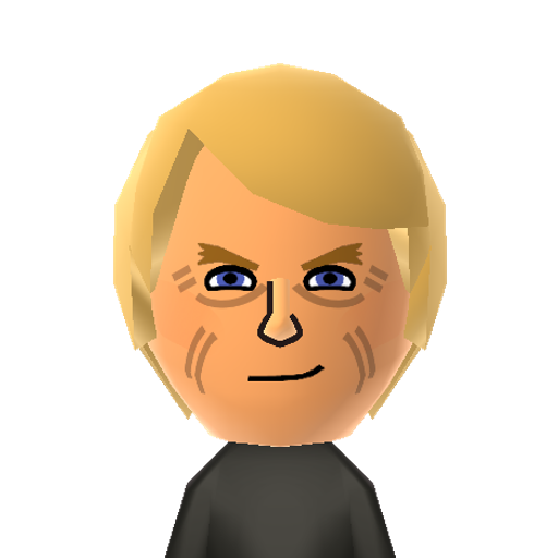 Donald Tr. Mii character: Formerly star of the show "The Apprentice," he became the 45th President of the United States.