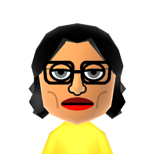 Consuela Mii character: Character from "Family Guy". No, No... We need more Lemon Pledge.