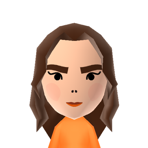 Björk Mii character: Icelandic singer