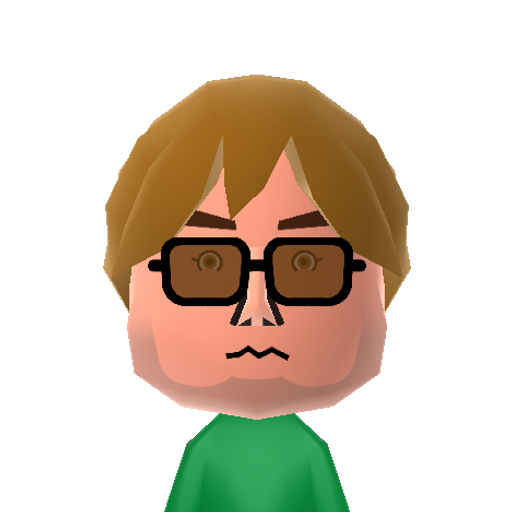 ジャーカモー Mii character: A Mii from RRE's Crazy Wii Sports + Wii Sports Resort