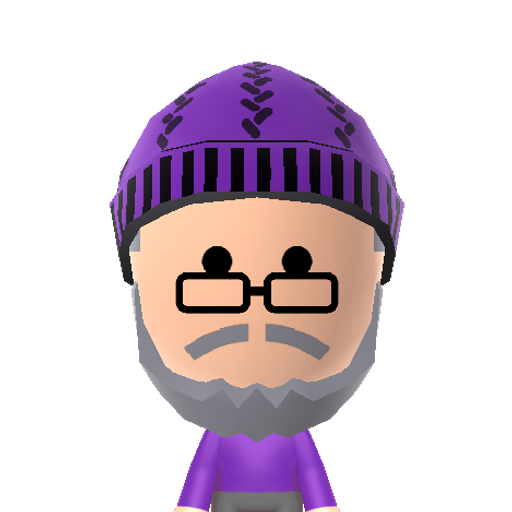 DumblePP Mii character: The puppet that's SO crazy he should be in an asylum from the popular Youtube video series Potter Puppet Pals