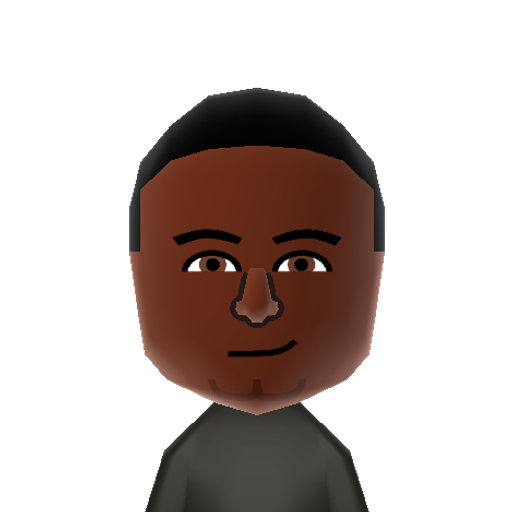 JohnDiggle Mii character: From the TV show "Arrow." He is Oliver's friend and bodyguard. Played by David Ramsey.