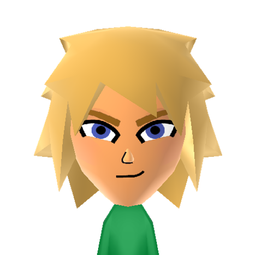 Link Mii character: The hero from "The Legend of Zelda".