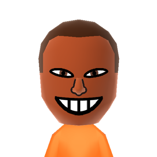 Dee Jay Mii character: A Jamaican fighter from "Street Fighter" that likes to breakdance.