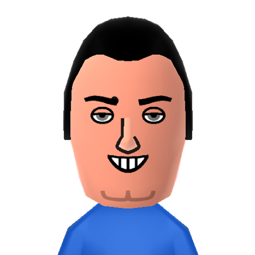Robbie R. Mii character: The bad guy from the TV-series Lazy Town. Best known from the meme 'We are number one'.