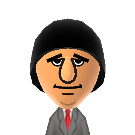 Starr Mii character: cartoon based mii of Ringo Starr from the Beatles.