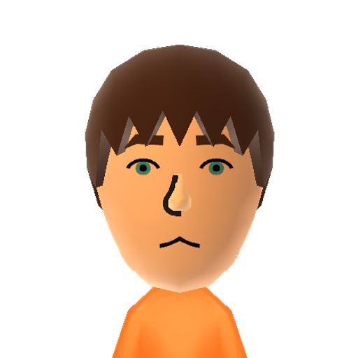 Alex Mii character: NNID: HardGalaxy