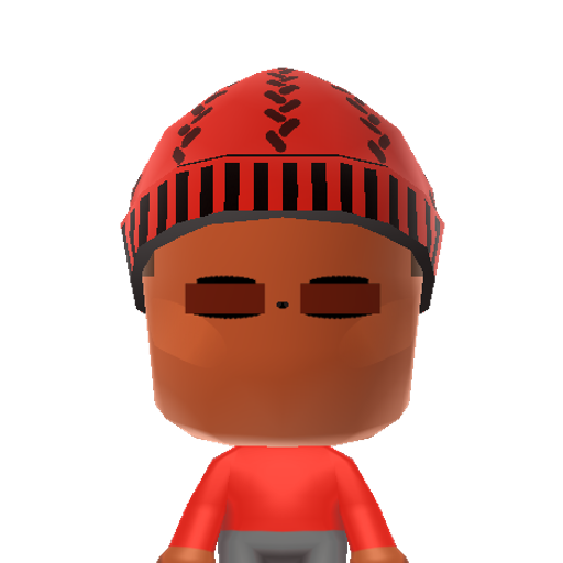 Magma Cube Mii character: Hostile mob from Minecraft in Mii form.